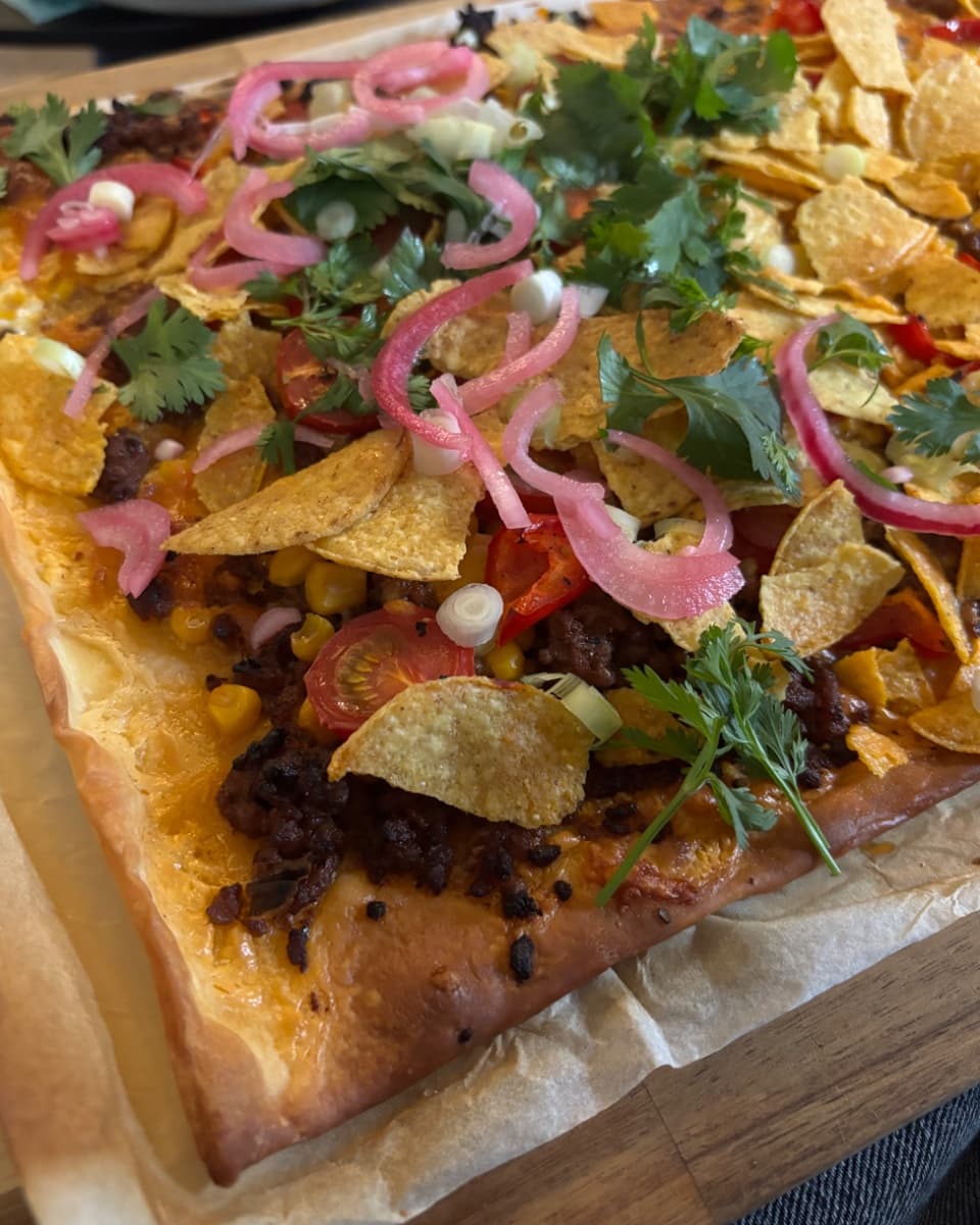 Mexicaanse Loaded flammkuchen