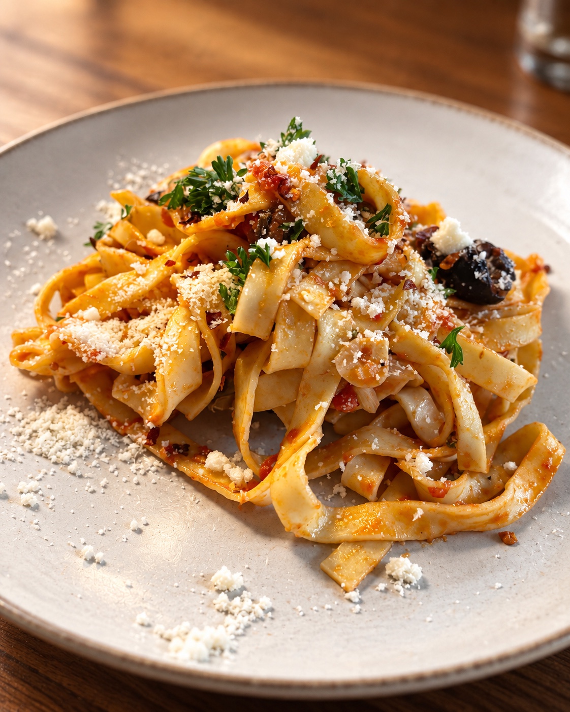 Tagliatelle puttanesca