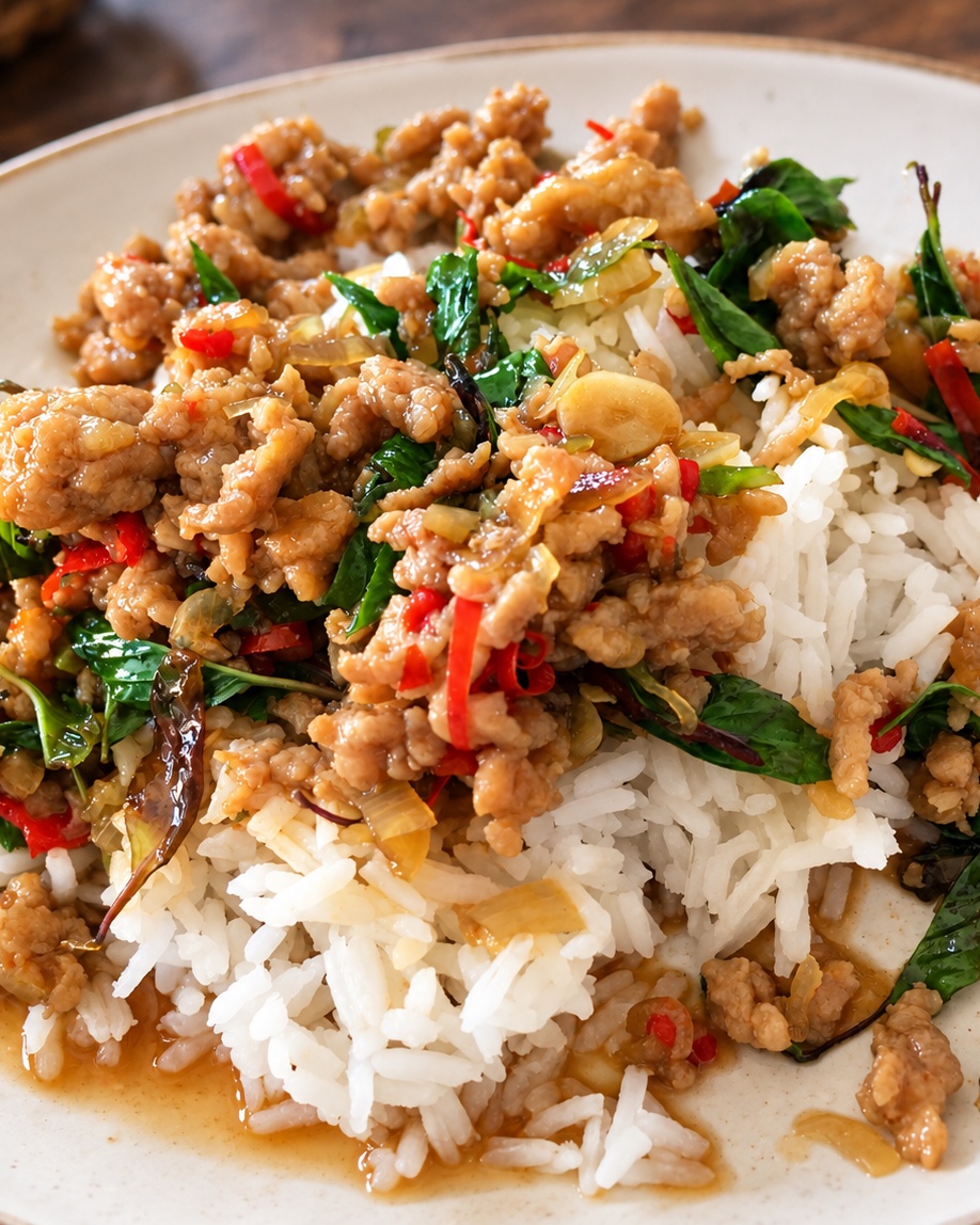 Pad Krapow uit Thailand